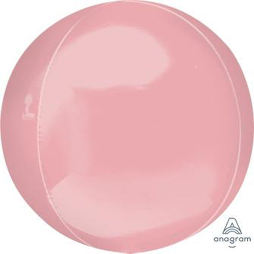 Party Balloons  Orbz Pastel Pink- 20"