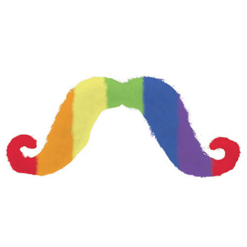 Party Balloon Moustaches Rainbow Decoration Party Wearables