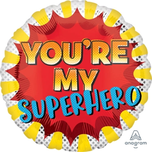 Party Balloon You're My Super Hero S40
