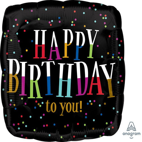 Party Balloon 18SQI Hx Fun Birthday Type S40