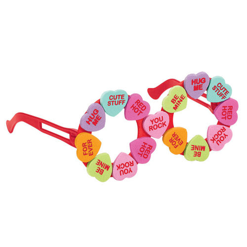 Party Balloon Candy Heart Glasses