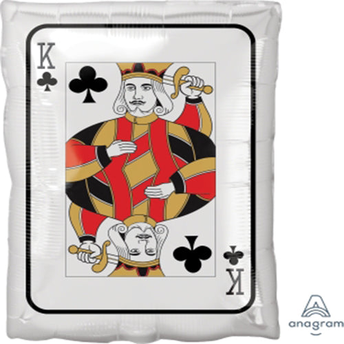 Party Balloon 18 Shape Xl Roll The Dice King &amp; Ace S50