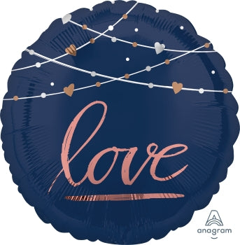 Party Balloon Navy Wedding S40