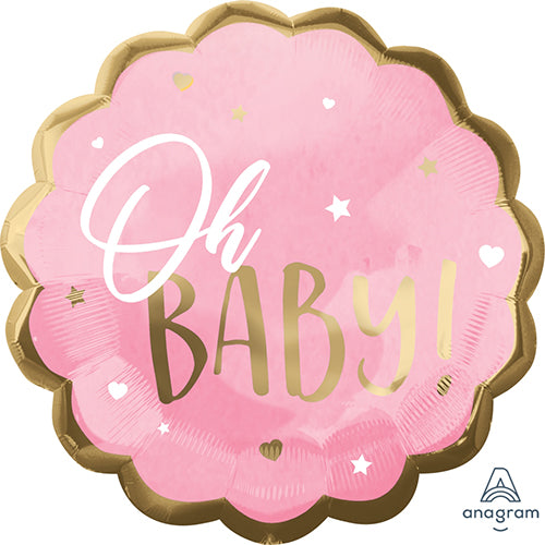 Party Balloon 28 Shape Hx Pink Baby Girl P32