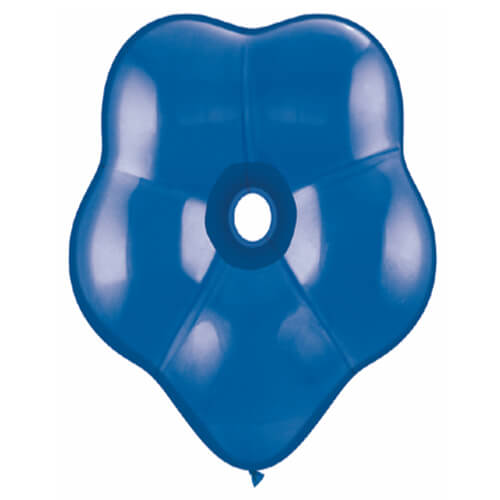 Party Balloon 16" Geo Blossom Sapphire Blue Latex Balloon
