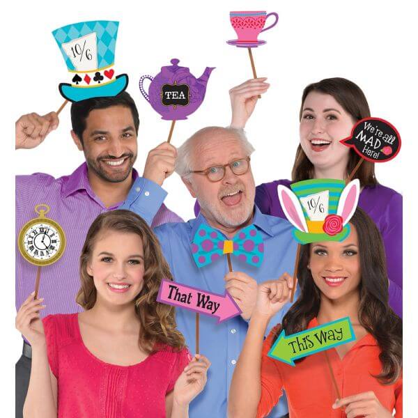 Party Balloon Mad Tea Party Photo Booth Props