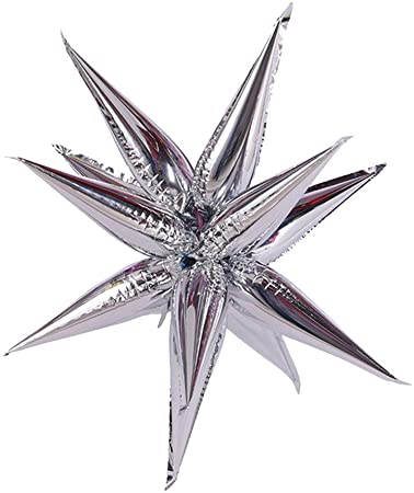 36" MAGIC STAR CLUSTER LARGE SILVER