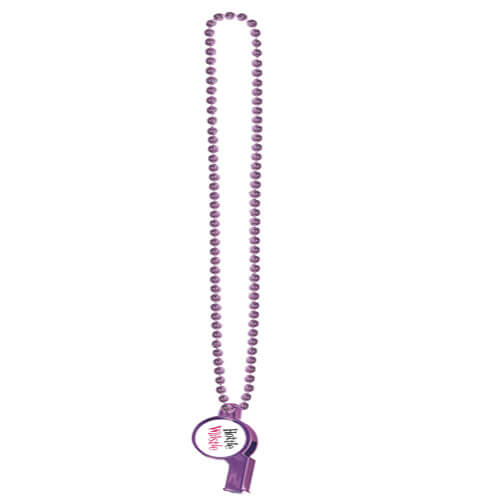Party Balloon Bachelorette Party Beaded Nacklace Whistle