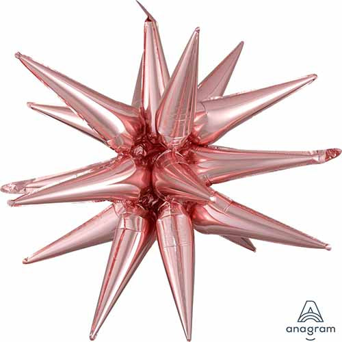 Balloons Party Celebrate Multi-Balloon P70 Magic Star Large Rose Gold 