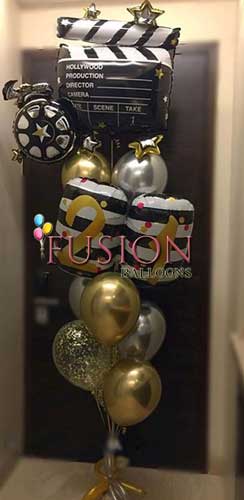 Hollywood Theme Balloons Bouquets 