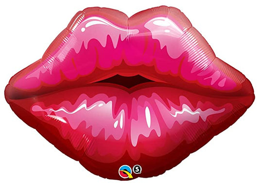 Jumbo Kissy Lips Shaped Balloon