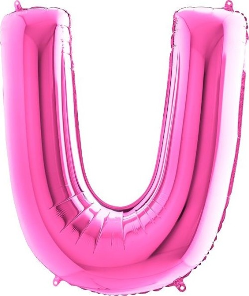 40" Pink Letter (U Foil Balloon 