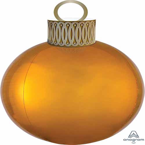 Party Balloons Orbz Gold Ornament