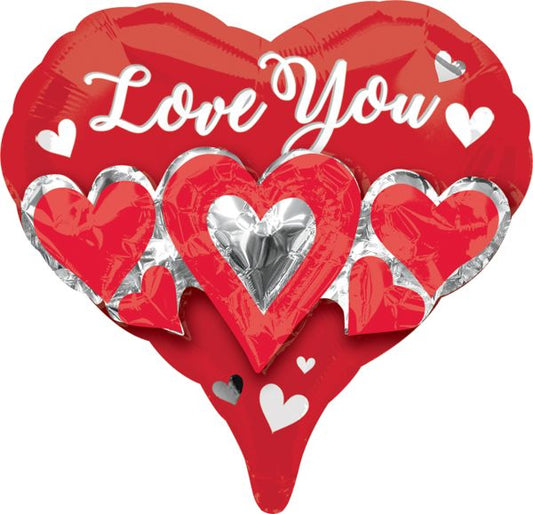 Valentine Day 18" Red Heart 