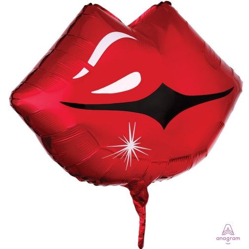 Valentine Day lips 18" foil Balloon 