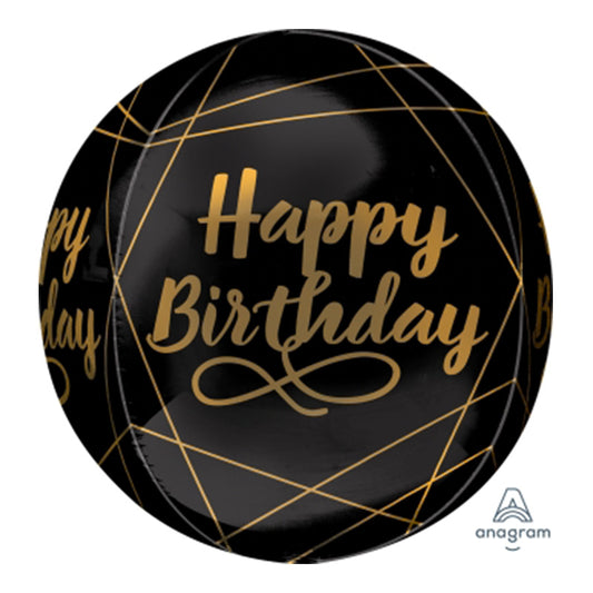 ORBZ ELEGANT BIRTHDAY FOIL BALLOON  15"