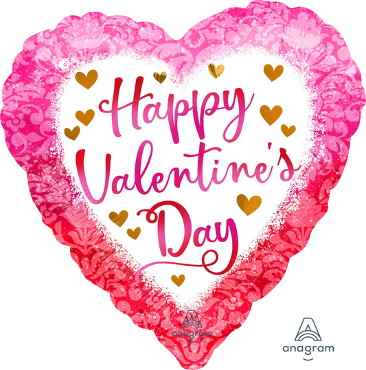 HVD Watercolor Damask 18"