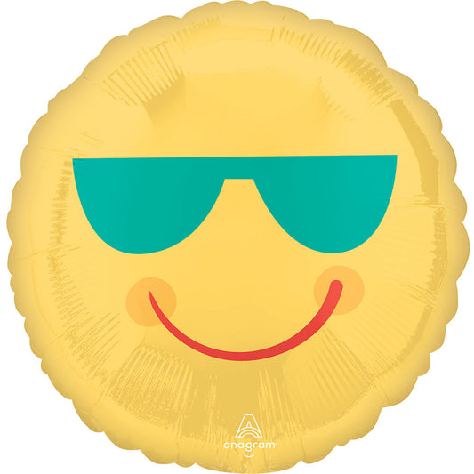 Yellow Smile 18" Balloon