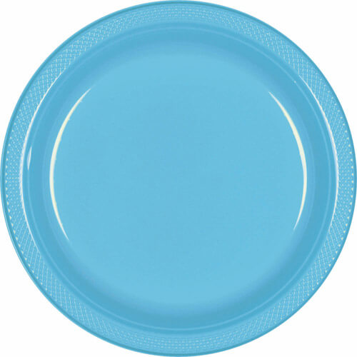 Party Balloons- 10.25" Caribbean Plastic Plates