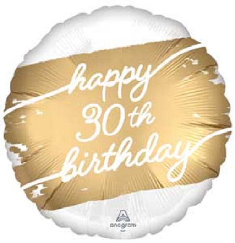 Happy 30th Birthday 18" Foil Balloon 