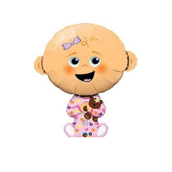 Party Balloon 38"  Baby Girl Foil Balloon
