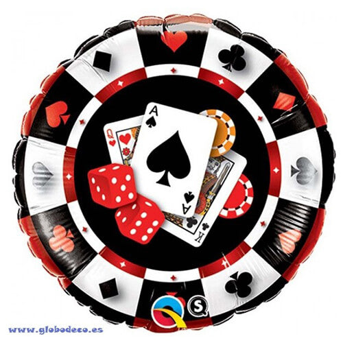 Party Balloons 18" Casino Foil Balloon