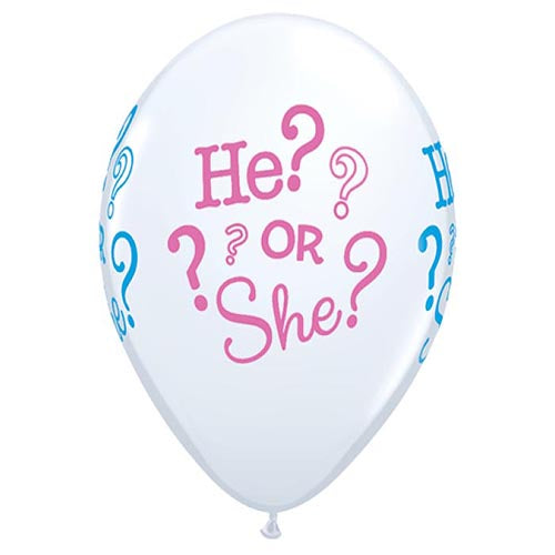 Party Balloon 11  He Or She Ltx