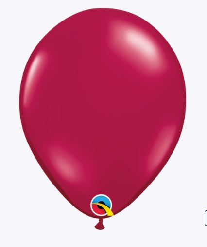 Party Balloon 5" Sparkling Burgundy Latex Balloons -100CT