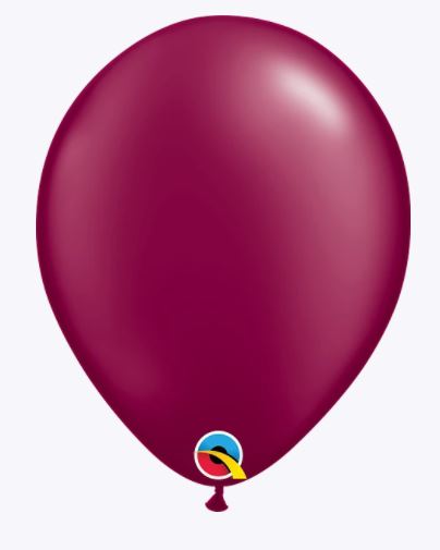 Party Balloon 11 Inch  Pearl Burgundy Latex Balloons-100CT
