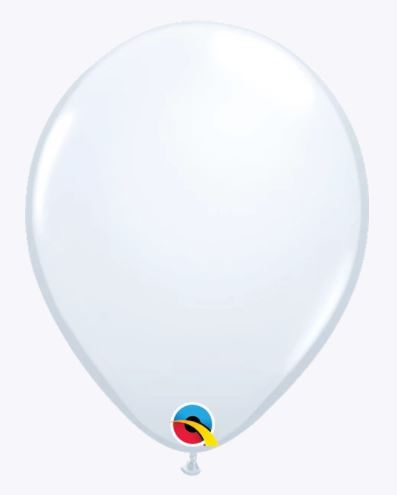 Party Balloon 5" RND White Latex Balloons -100CT