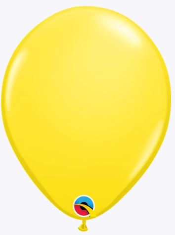 Party Balloon 11 Inch RND Yellow  Latex Balloons -100CT
