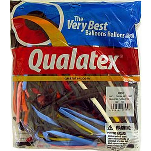 Party Balloon 260 Q Traditional Assortment Latex Balloon