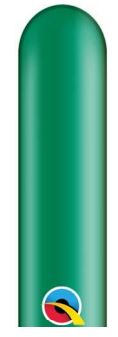Party Balloon 260 Q Emerald Green Latex Balloons-100CT