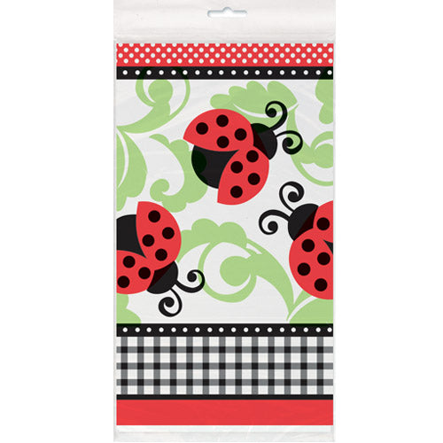 Party Balloon Lively Ladybugs Plastic Table Cover