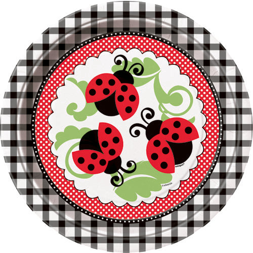 9" Lively Ladybugs 8 Ct.