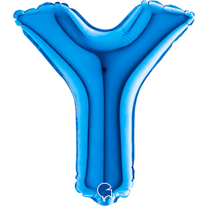 40" Blue Letter (Y) Foil Balloon 