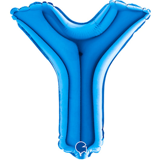 40" Blue Letter (Y) Foil Balloon 