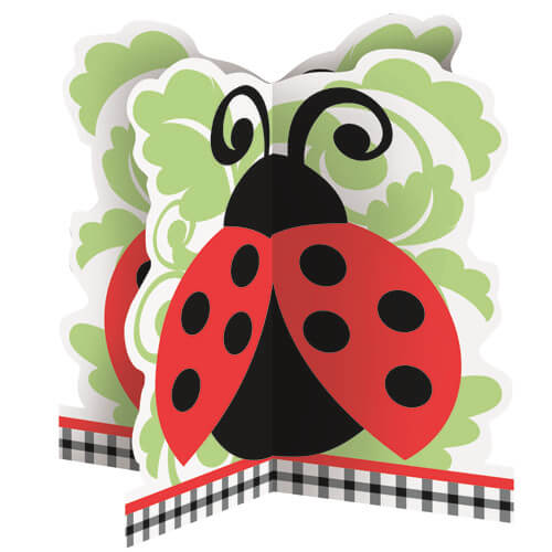 Party Balloon Lively Ladybugs 3D Decoration Centerpiece