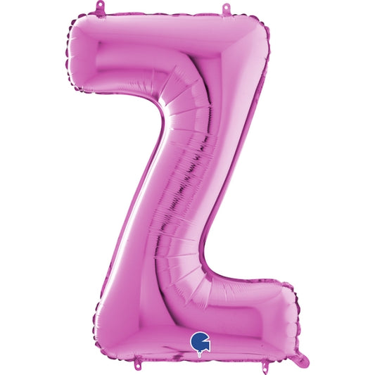 40" Pink Letter (Z) Foil balloon 