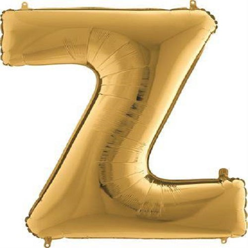 40" Gold Letter (Z) Foil Balloon 