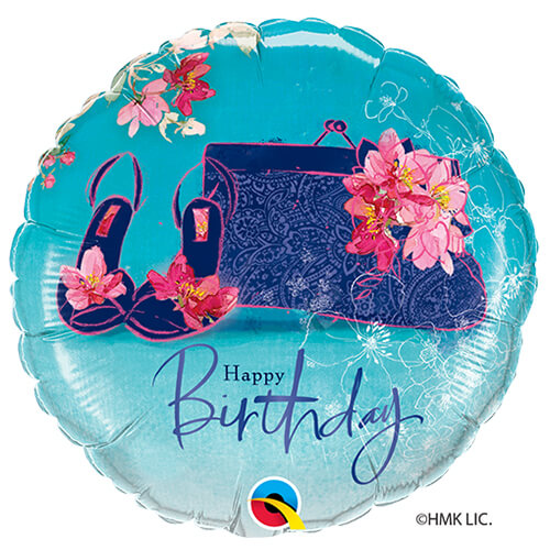 Party Balloon 18" Birthday Shoes &amp; Handbag Foil Balloon