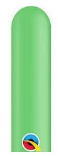 Party Balloon 260Q Spring Green Latex Balloons-100CT