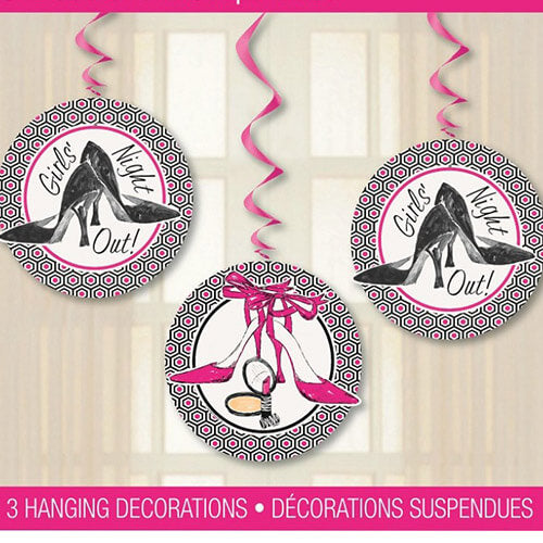 Party Balloon Girls Night Out Large Hanging Decoration