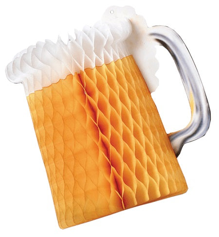 Party Balloon Beer Mug Honeycomb Decoration 40 Centimeter