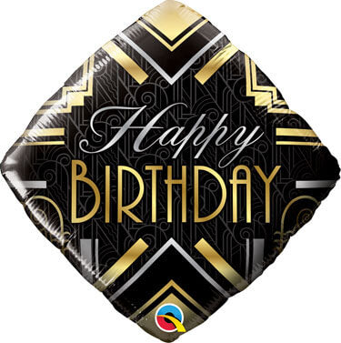 Party Balloon 18" Birthday Art Deco Foil Balloon