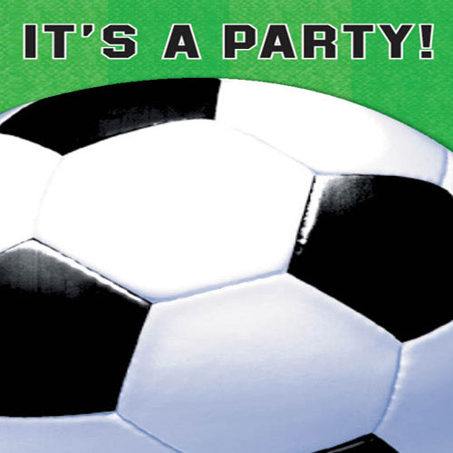 Party Balloon Soccer Fan Invites