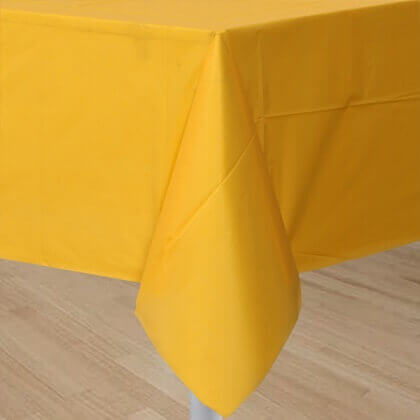 Party Balloon Sunflower Yellow Plastic Tablecover 