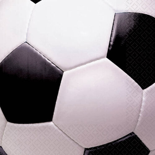 Party Balloon Beverage Napkin Soccer Fan