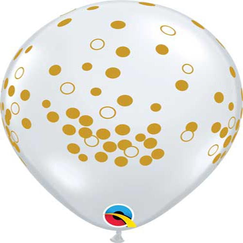 Party Balloon 11-Confetti Dots  Balloons-50CT