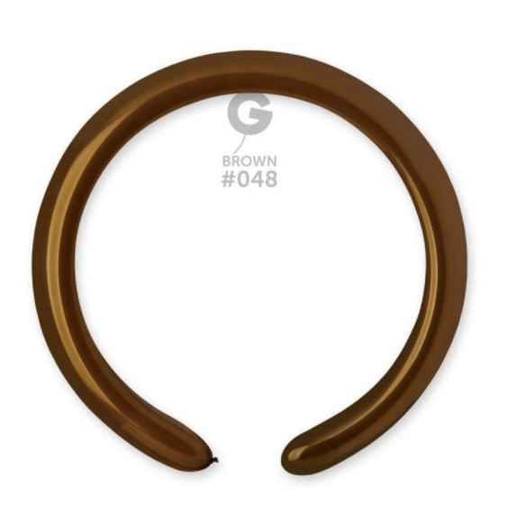 Party Balloon 2" Brown Latex Balloons -100CT